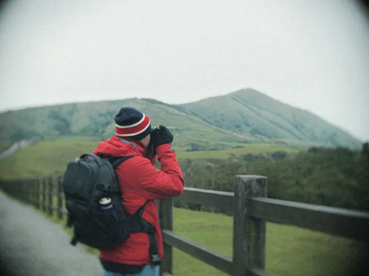 擎天岡上的我 (來自女友側拍)