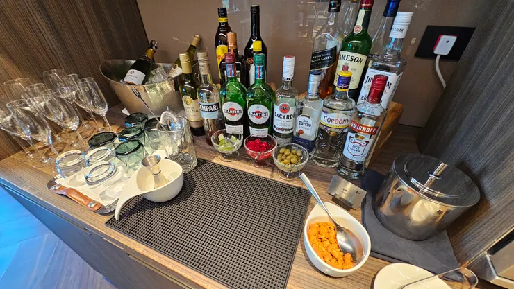 台北士林萬麗酒店行政酒廊的酒精類飲料!