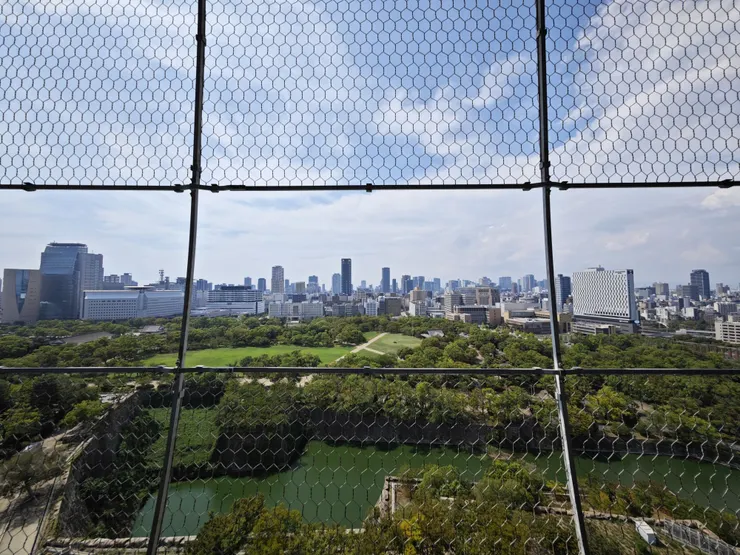 大阪城天守閣8樓展望台_西邊
