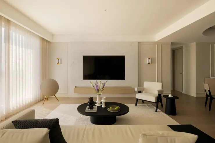 Mull Design/程銘 | 溫州57層樓豪華單層公寓 - 簡約共居大戶型