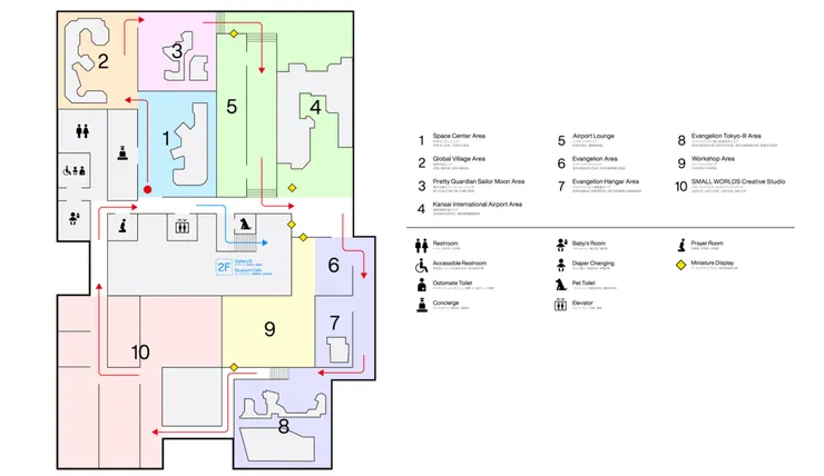 三樓展區動線，資料來源：官網
