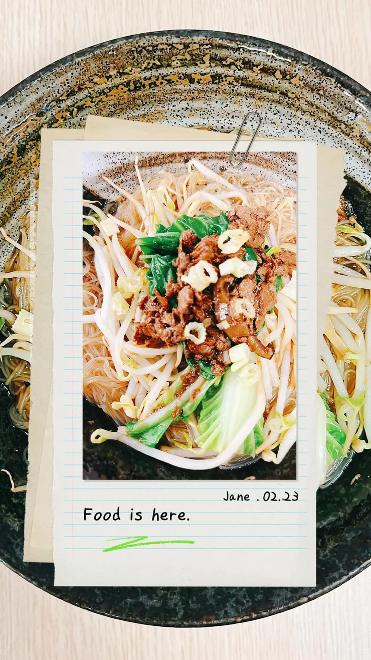 素食炒米粉