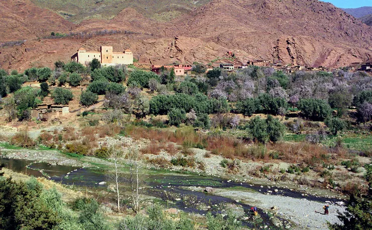 位於丁梅爾的清真寺和村落