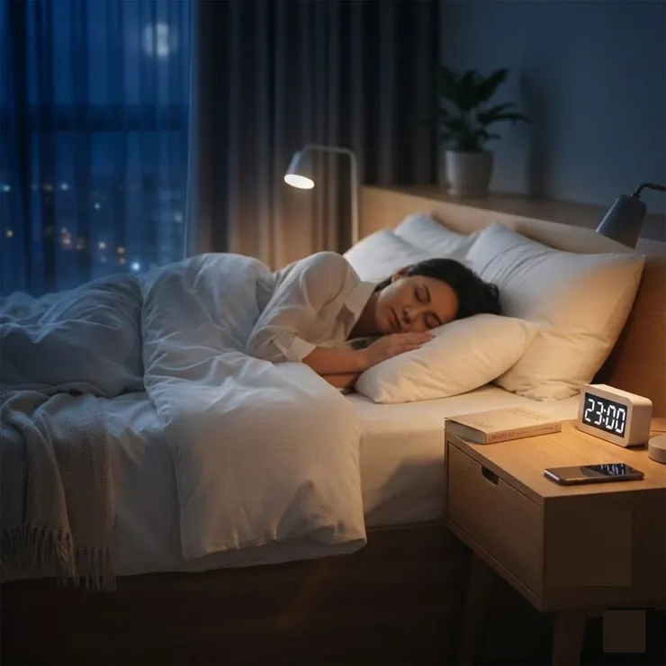晚上 11 點準時入睡，是高效時間管理的起點，讓妳的腦袋在夜晚安靜完成「系統優化」。