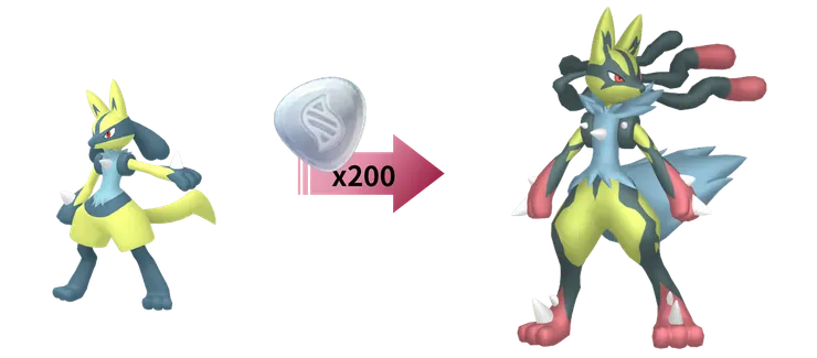 超級路卡利歐進化