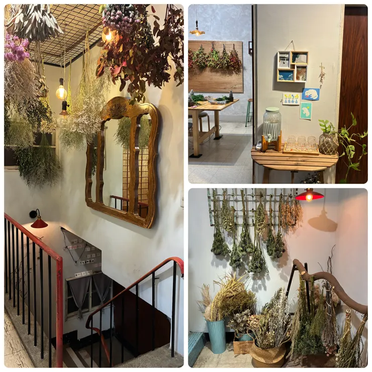 二樓也充滿花草香氣！