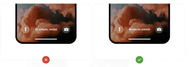 先講動作(目標)，再講原因(細節)