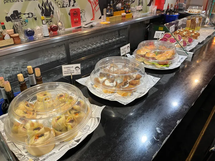 其他pinchos,看起來也蠻好吃的~