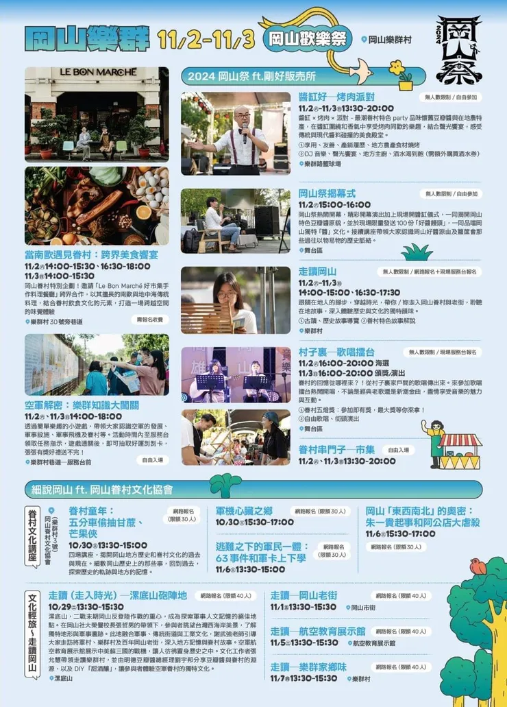 眷村嘉年華活動行程表