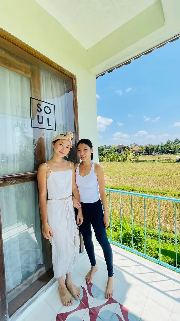 謝謝Lin介紹Soul Yoga Bali給我,第二次見面居然能在烏布見面。