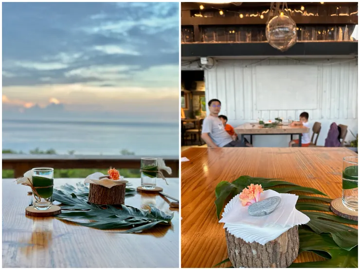 外場則由老闆娘負責美美的餐桌佈置