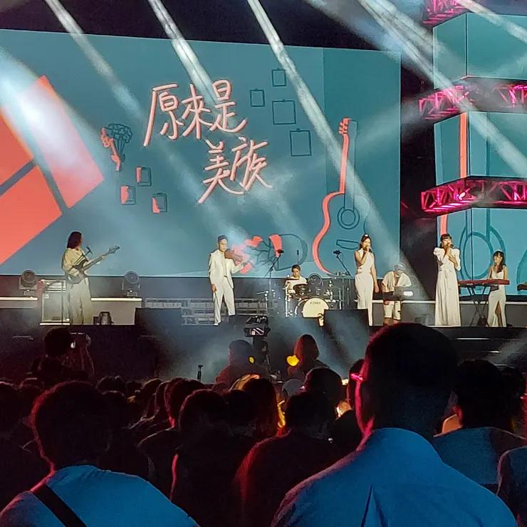 朋友女兒打鼓，我的手機盡力了 / 資料來源：我自己