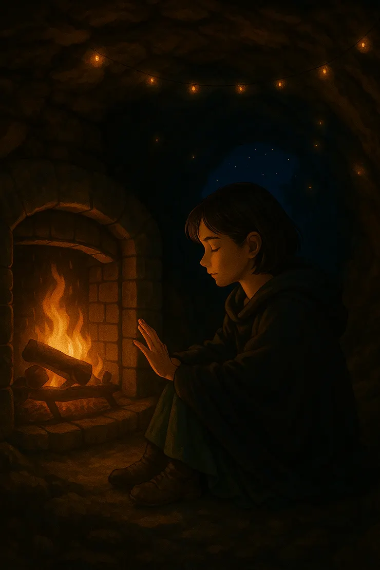 光退去後,她又來了。 坐在我身邊,與我一同靜默。 不是夢,也不是重逢, 只是某種尚未離開的想念。