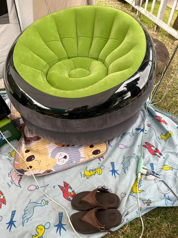 好市多露營充氣椅