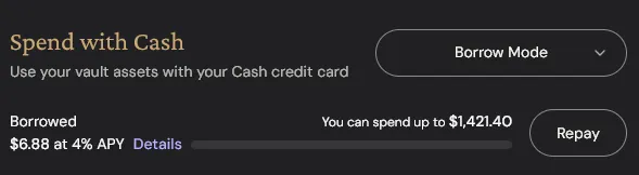 Ether.fi Card 借貸模式