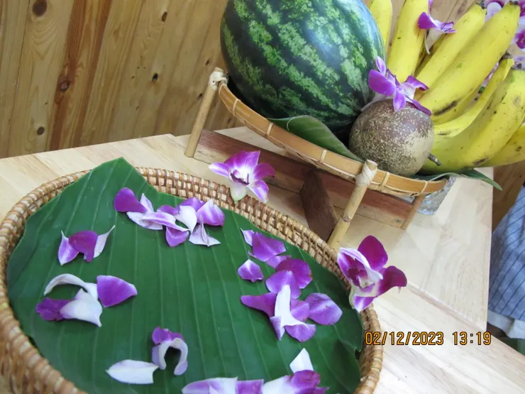 刨冰店一角的裝飾，很有東南亞風情！