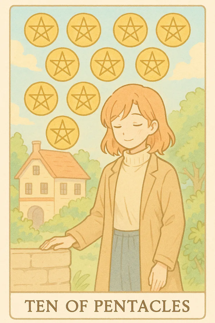 錢幣10（Ten of Pentacles）