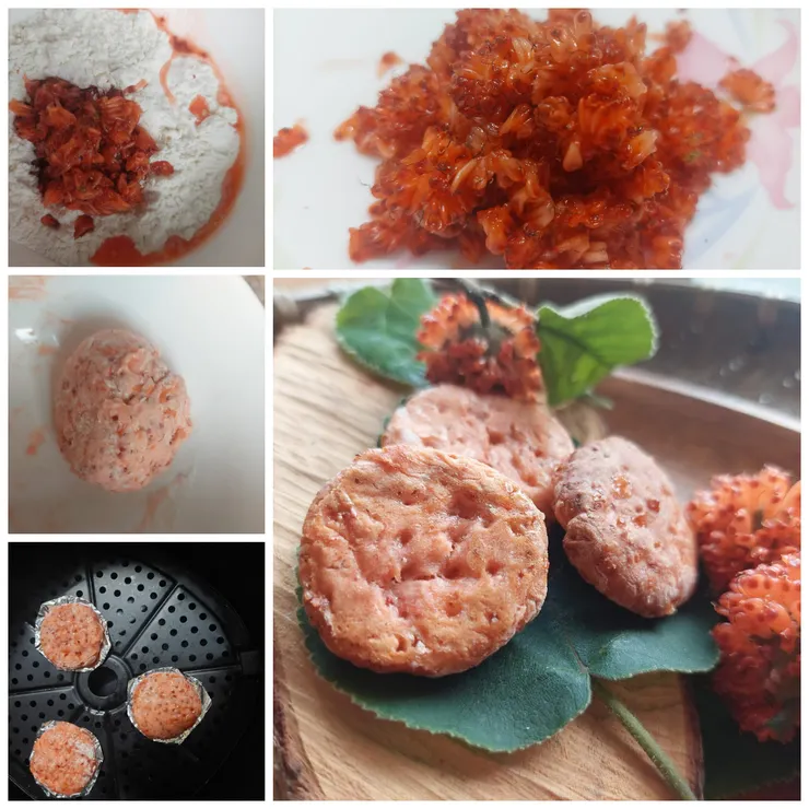 構樹果餅製作簡圖 