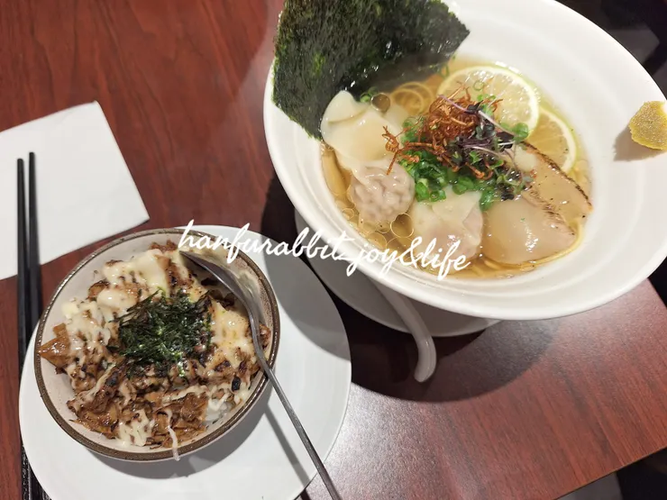柚子拉麵 + (小)叉燒飯
