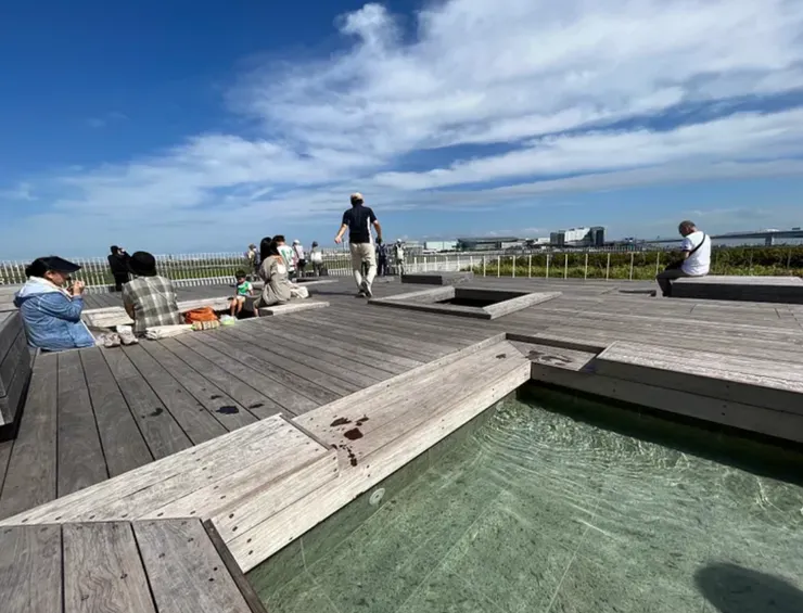 免費的露天泡腳池