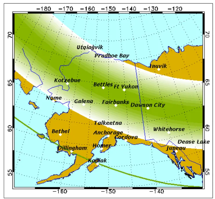 圖五、極光每日預測