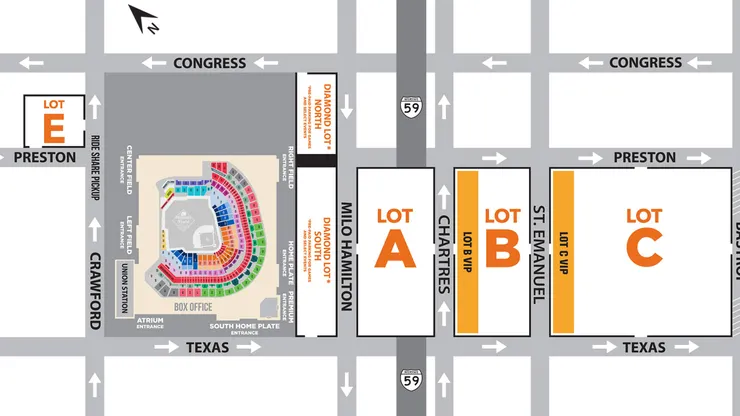 Minute Maid Park Parking Lot