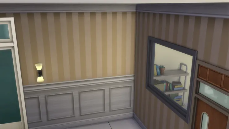 而隔壁房間有大窗,很通透。