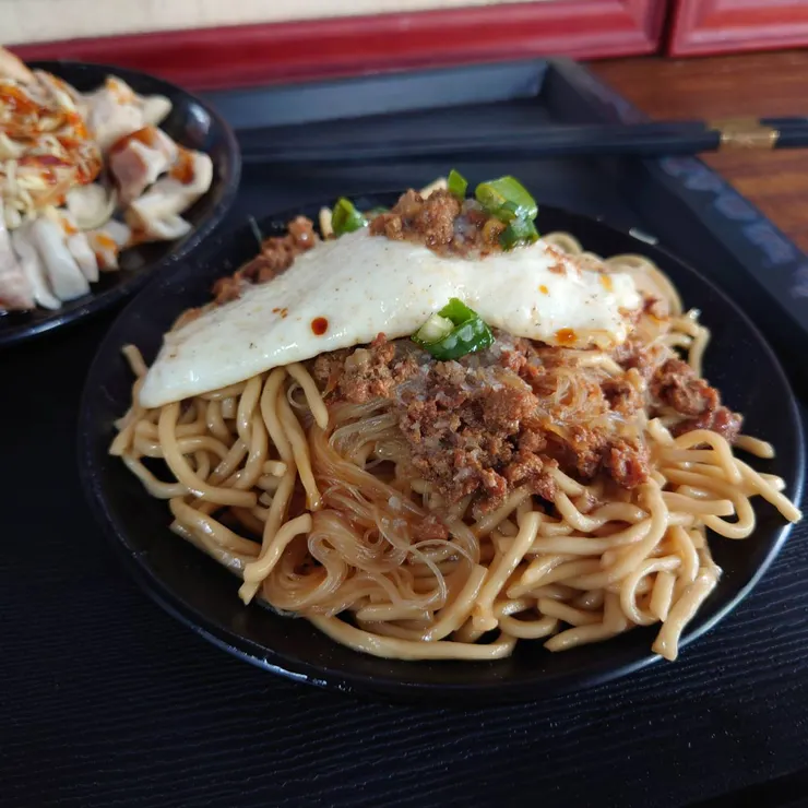 炒粉麵(小)+荷包蛋