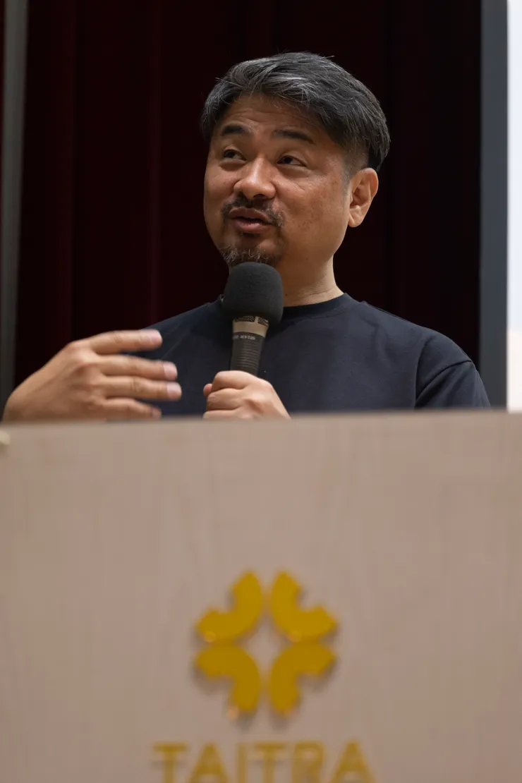 高崎卓馬日前來台擔任《台北國際數位廣告節》（TIDAF）講師