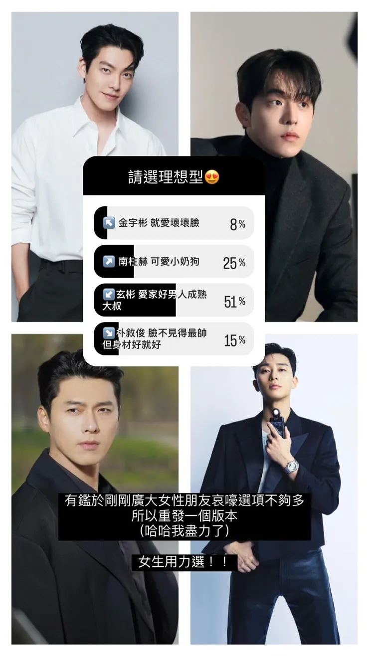 理想型大調查 男生版