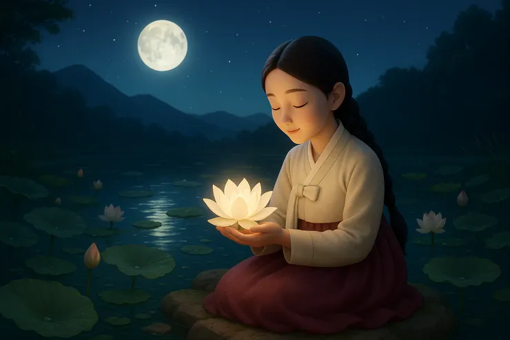 月光下的蓮花飯