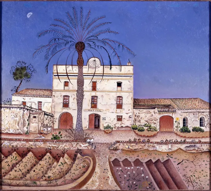 1918年,《棕櫚樹之家》(圖片來源:蘇菲亞王妃藝術中心官網)