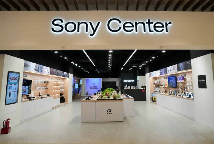 與SONY合作的專櫃