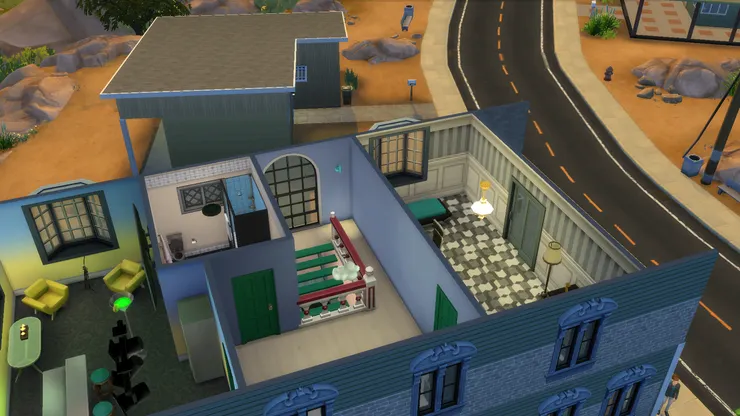 風格沉穩而成熟。不花巧打掃起來也輕鬆些。