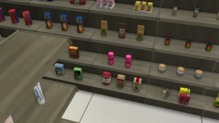 烘焙材料跟餅乾有關,所以放在隔壁。