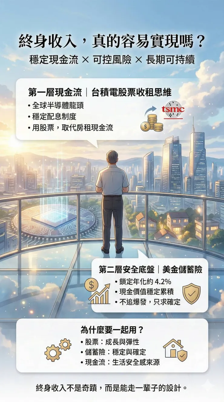 終身收入容易實現嗎?