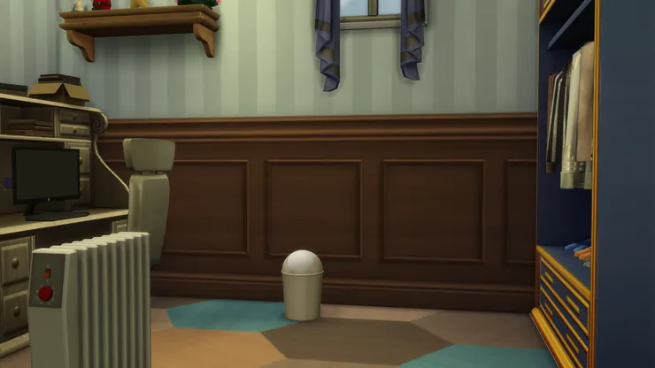 房間一定要有垃圾桶。