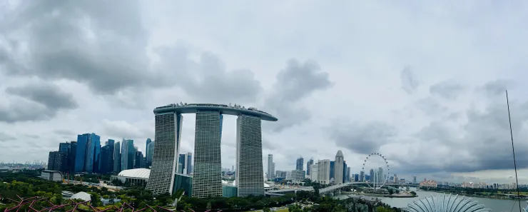 觀景台上的全景模式