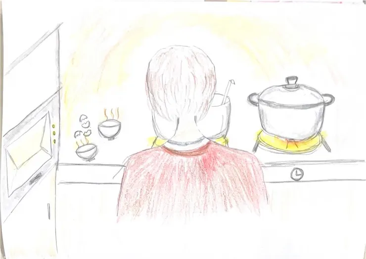 圖片來源:個案手繪