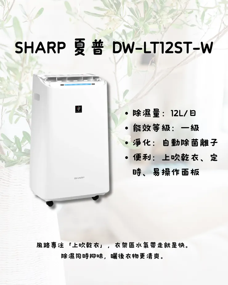 SHARP DW-LT12ST-W