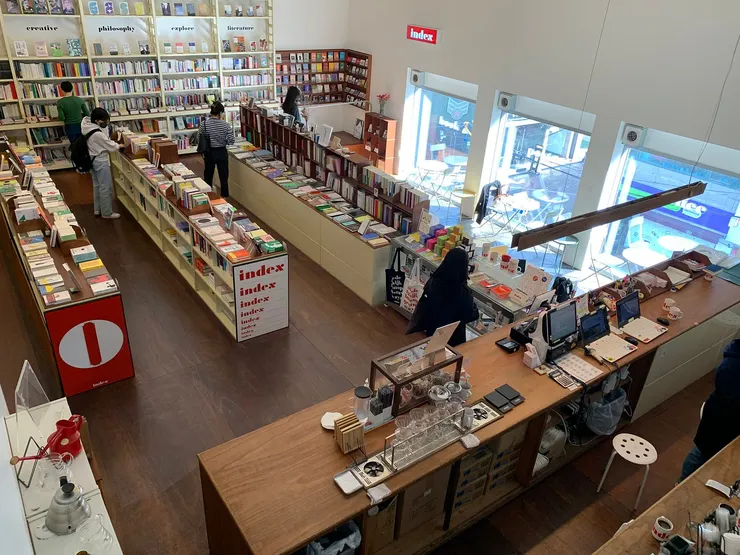 位於首爾建大Common Ground的Index Bookshop