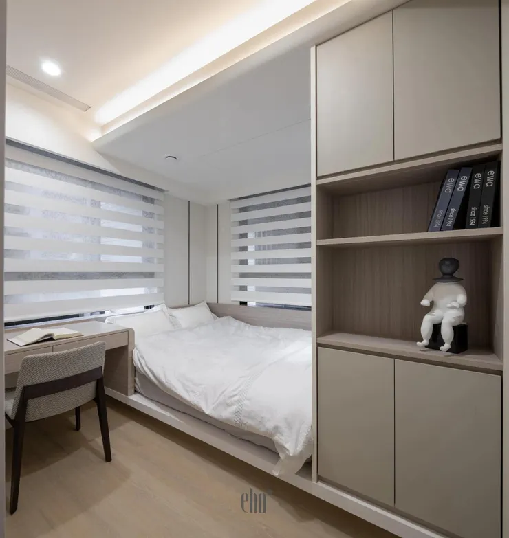 作品設計:J MODERN 4F,臥室系統櫃