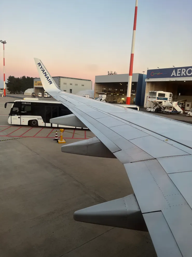 瑞安航空 巴里BRI - 柏林BER FR3310 22A座位