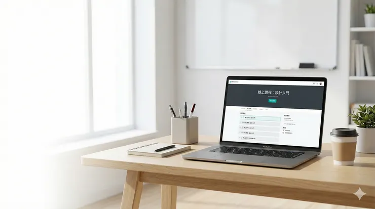 線上課程銷售頁 Banner