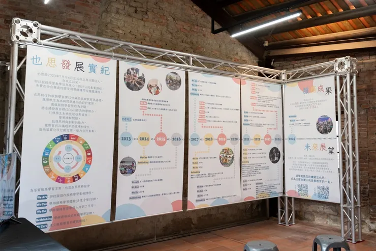 也思服務協會透過大大小小的活動，喚醒學生們的公民意識，未來也將打造跨學區的學習社群。圖/也思提供