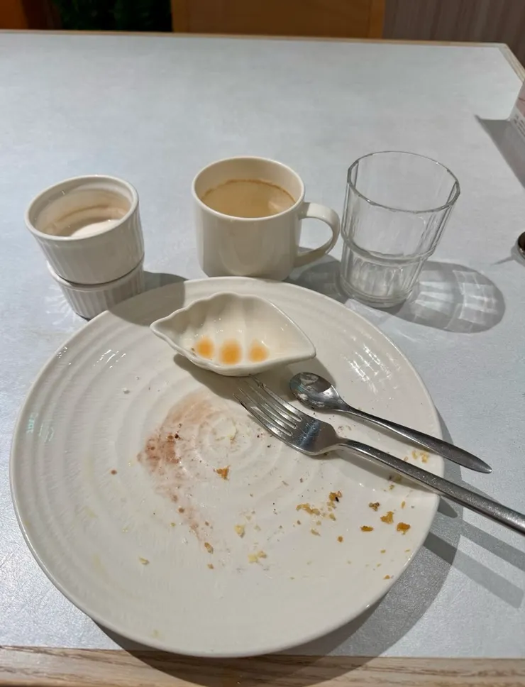 解決完最後一口甜點後，這次我也都沒浪費全部吃完啦！