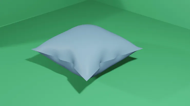 枕頭很快就做好了！