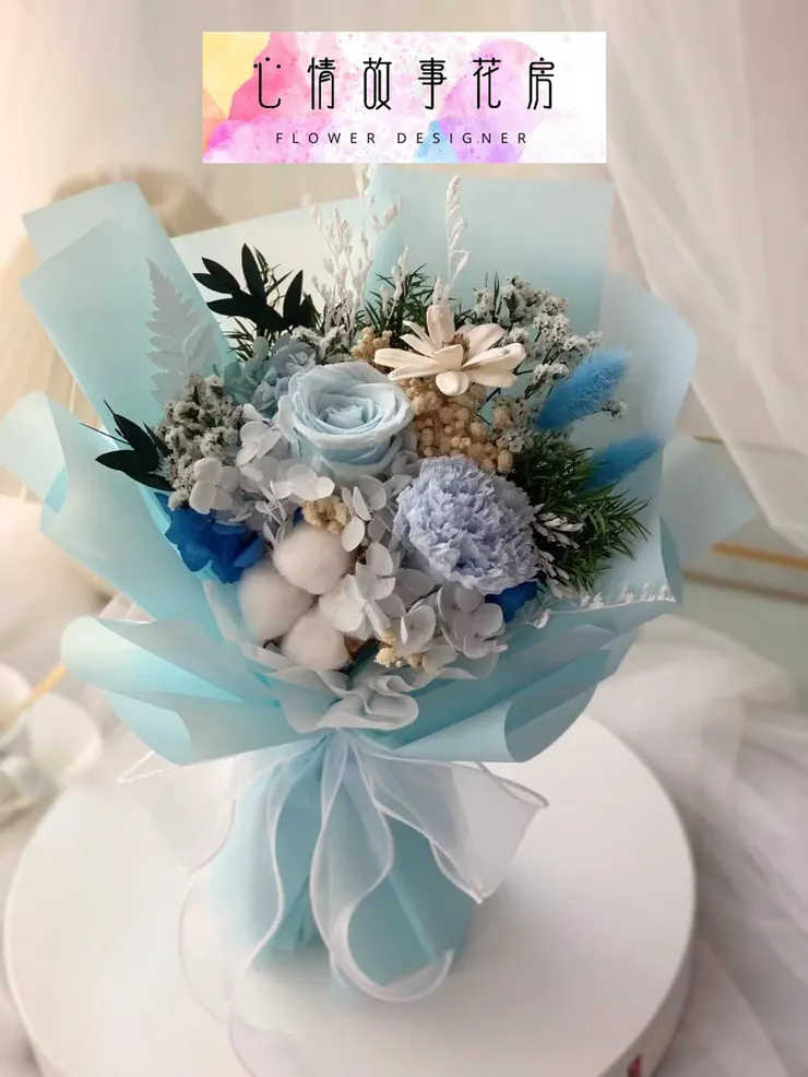 【心情故事花房】全新永生花花束隆重登場，送禮絕佳選擇！台南安南區推薦花店