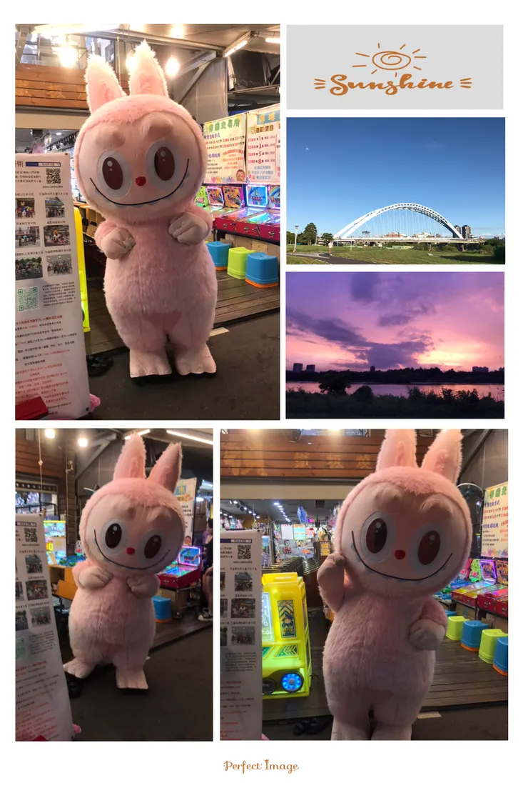 可愛的玩偶🧸裡面的朋友要忍受悶熱的苦🥲