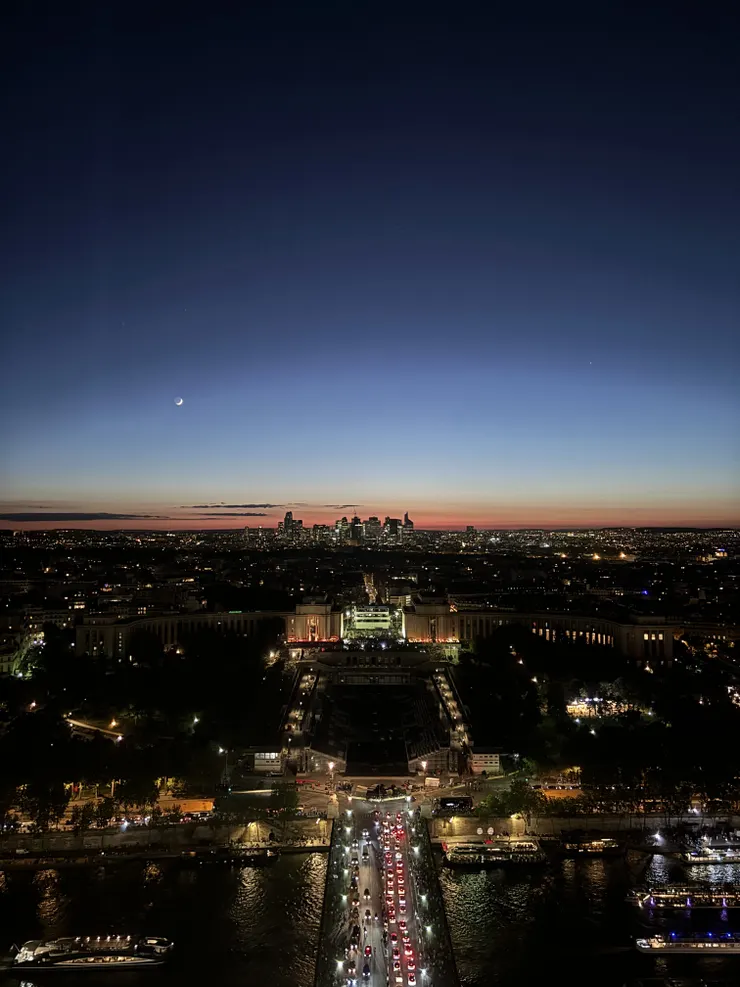 艾菲爾鐵塔二樓視角